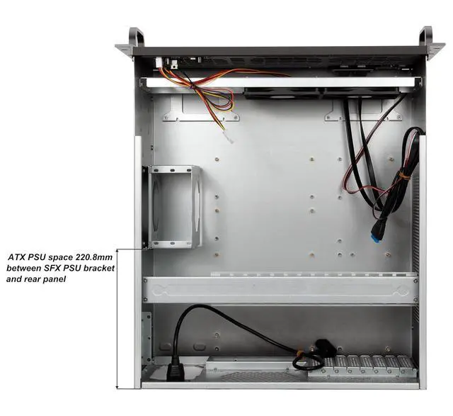 Alt view image 5 of 7 - 5U Liquid Cooling Chassis Black with 20" Sliding Rail