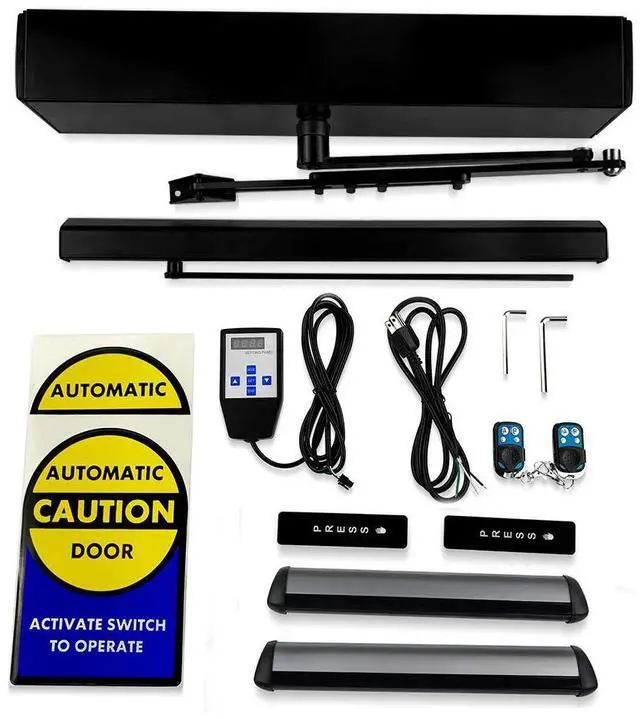 Main image of Olide-120B Black Color Ada Auto Door Opener+2pcs Infrared Safety Beam Sensors+2 pcs Wireless Push Switches