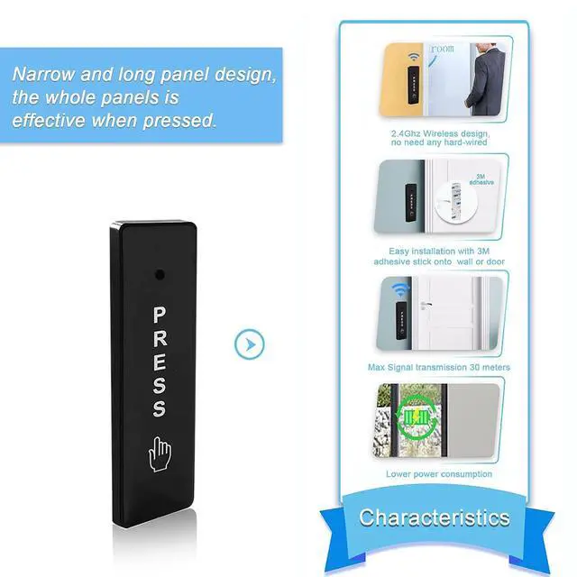 Alt view image 5 of 7 - Door Opener WiFi Electric Swing Door,Residential Door Opener WiFi Device with WiFi Smart Home Device Compatible for Alexa and Google Assistant