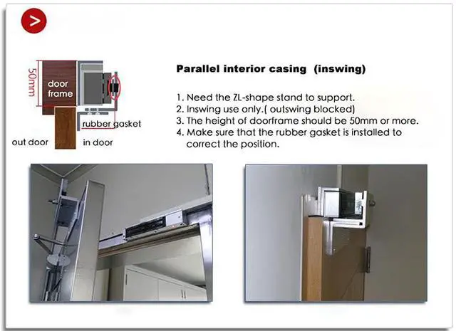 Alt view image 4 of 7 - Magnetic Lock Electromagnetic for Handicap Door Door,DC12V Aluminum Alloy 620lbs Max Holding Force,Fail Safe NC Magnetic Lockset