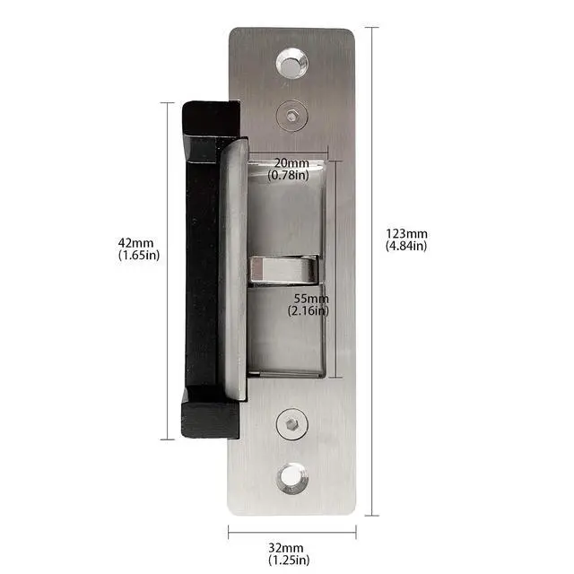 Alt view image 5 of 7 - Automatic Door Opener No Touch Open Door,Commercial Door Operator with 2PCS Wired Touchless Hand Sensor 25A and 1PCS DC12V 880lbs Electric Strike NO&NC Open
