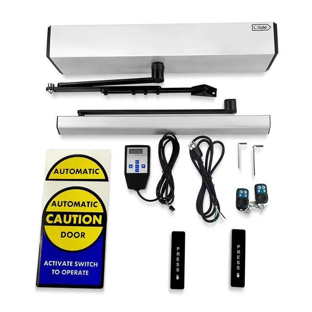 Alt view image 2 of 7 - Wireless Automatic Door Opener Swing Open with DC 24V Brushless Motor+2PCS Wireless Push Buttons
