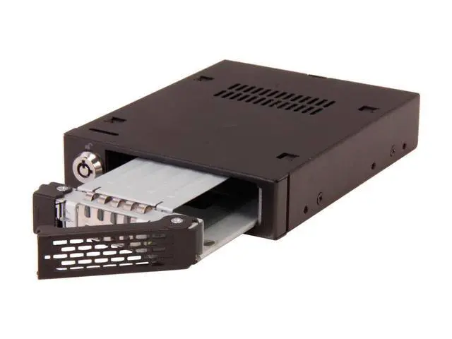 Alt view image 5 of 5 - Rugged Full Metal 2.5 SATA HDD & SSD Mobile Rack for External 3.5" Drive Bay | ToughArmor MB991SK-B