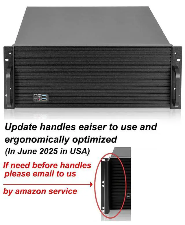 Alt view image 2 of 7 - 4U Rackmount Server Chassis 8x3.5 + 3x3.5 or 2x3.5+2x2.5 Drive Bays EATX/ATX/MATX/Mini-itx Support