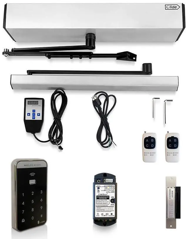 Main image of Smart Home Door Opener WiFi Phone APP Remote Control Automatic Swing Door,Compatible with Alexa,Google Home,Voice Control Access with Wireless Access Keypad,Electric Strike,Receiver