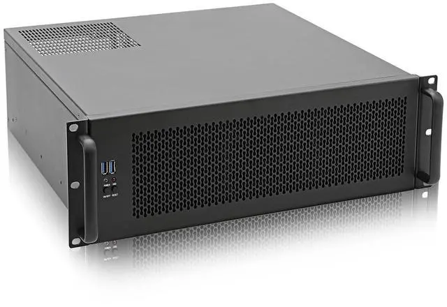 Main image of 3U Rackmount Server Chassis ATX/Micro ATX/Mini-ITX (8x3.5 or 6x3.5+2x2.5,with Front 3x120mm Fan Support Standard ATX PSU or SFX PSU (Using the ATX to SFX Bracket with Chassis)