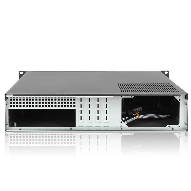Alt view image 3 of 7 - Server case MicroATX/Mini-ITX 2U Rackmount Server Chassis max 7x3.5 Bay / USB3.0 with 2.0 Adapter Support ATX PSU Either top or Side Cooling Depth 15.7"