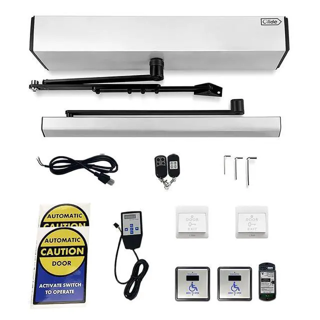 Alt view image 2 of 7 - Automatic Opener for Door,No Touch Hand Free Wave Sensor Open Automatic Swing Door
