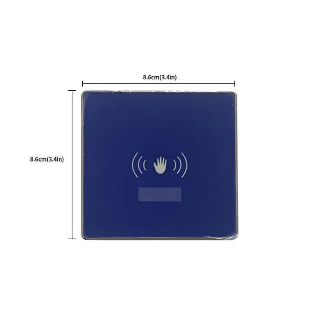 Alt view image 4 of 5 - No Touch Automatic Door Opener Touchless Glass Swing Door with 2pcs Wired High Sensitivity Touchless Hand Sensor Switches