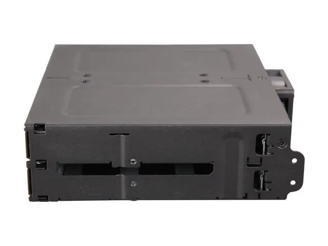 Alt view image 3 of 4 - 4 Bay 2.5 SAS/SATA HDD/SSD Metal Mobile Rack Enclosure for 5.25" Bay (with Fan Control) | ToughArmor MB607SP-B