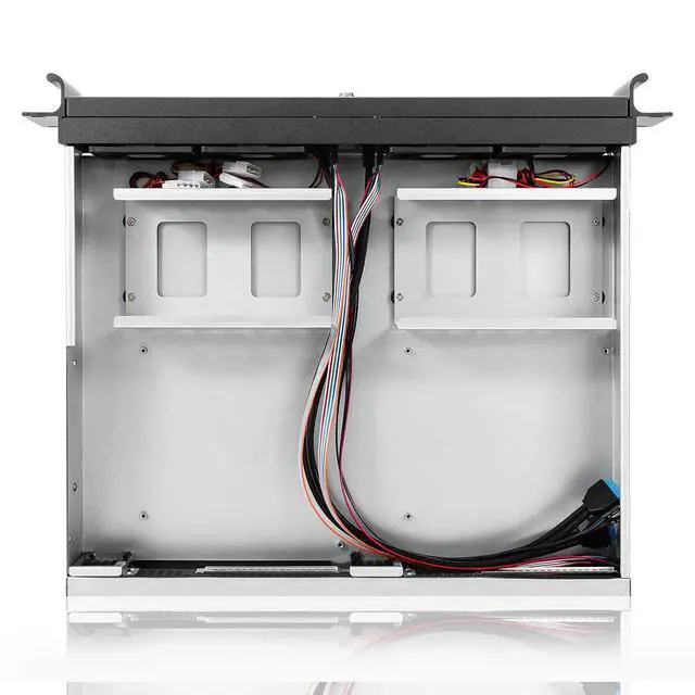 Alt view image 5 of 6 - 2U Rackmount Case for Dual Mini-ITX MB 14" Deep