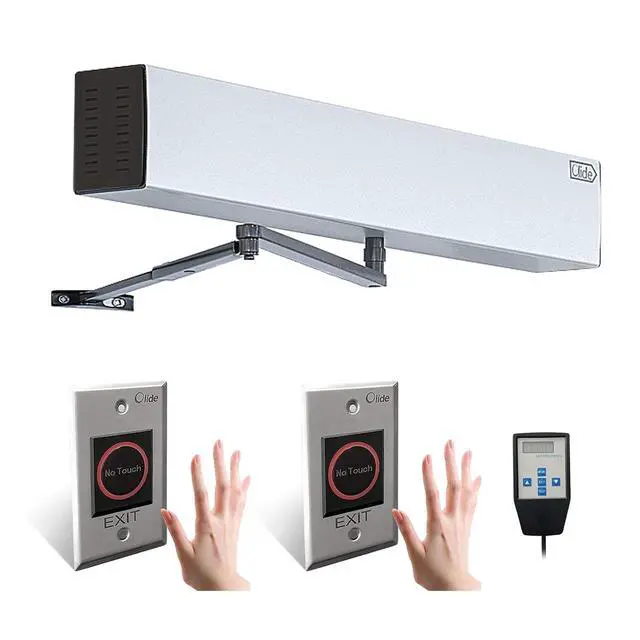 Alt view image 6 of 7 - Touchless Commercial Door Opener Automatic with 2pcs 304 Stainless Steel Touchless Hand Sensor