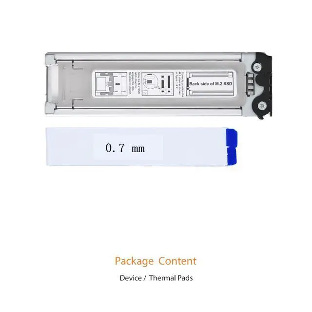 Alt view image 7 of 7 - PCIe Slot Drive Tray for ToughArmor MB840M2P-B Mobile Rack for PCIe Expansion Slot | MB840TP-B
