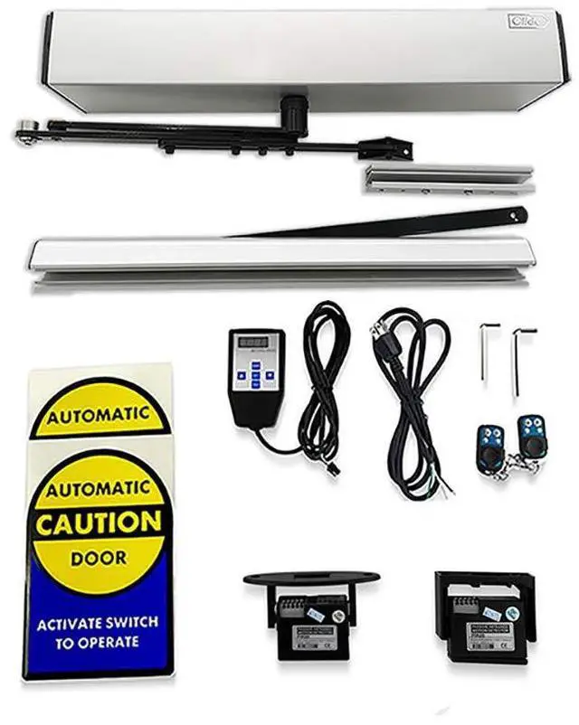 Main image of Automatic Door Opener Contactless Office Swing Glass Door Opener with 2pcs Wired Motion Sensor