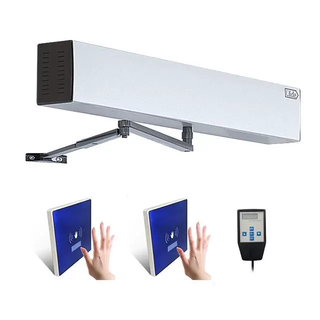 Alt view image 2 of 7 - DSW120 Electric Swing Door Opener Touchless Hand Sensor Open with 2PCS Wired High Sensitivity Hand Sensor Switches