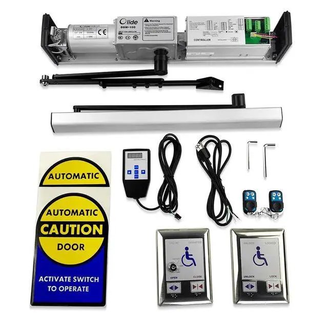 Alt view image 2 of 6 - Automatic Swing Door Operator with Washroom Switch for Disabled,Use in Bathroom,Toilet,Washroom