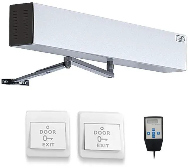 Main image of 120B Commercial Automatic Swing Door Operator,Wireless FOB Keychain and Wired Exit Button Auto Open Door