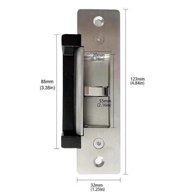 Alt view image 7 of 7 - Smart WiFi Automatic Electric Front Door Opener,Compatible with Alexa,Google Home,Phone APP,with 550LBS NC/NO Adjustable Electric Strike,Wireless Fingerprint Access Keypad,Wired Receiver