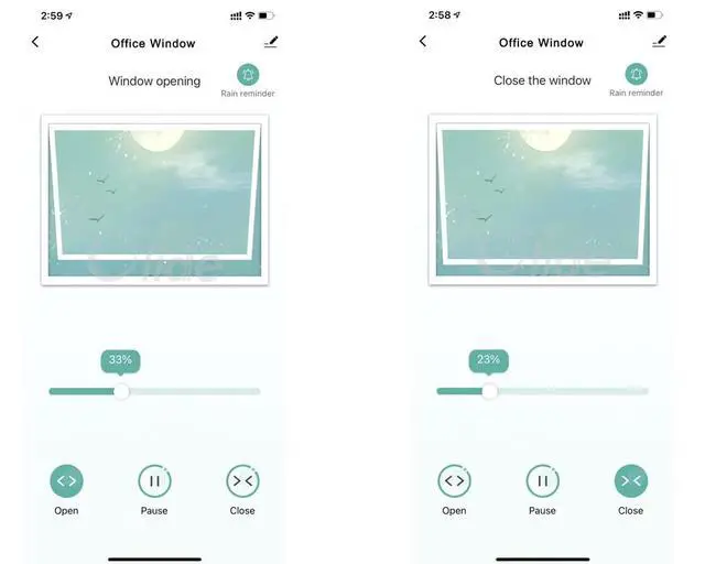 Alt view image 6 of 7 - Smart WiFi Automatic Window Opener,Opening/Closing Time Setting Available via Phone APP,with 15-3/4'' Running Trip,Workable with Alexa&Google Assistant