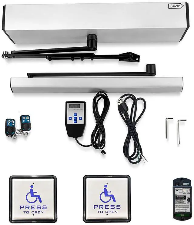 Main image of DSW120 Swing Door Opener/Closer Residential/Commercial,Automatic Residential/Commercial Door Opener/Operator+2PCS Wireless Handicap Push Buttons