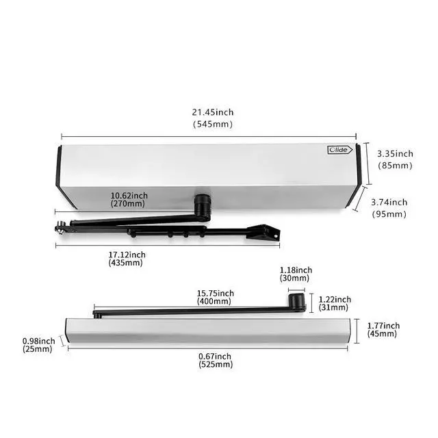 Alt view image 4 of 6 - SW120 Remote Control Automatic Swing Door Closer/Opener