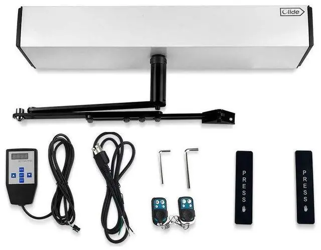 Main image of Exterior Swing Door Motor Automatic Olide-120B +Outswing Arm+2-3/4'' Extend Spacer+2pcs Wireless Push Switches
