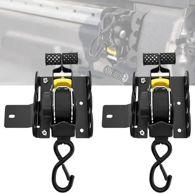 Main image of Retractable Ratchet Straps Compatible with 2022-2025 Ford Maverick | Compatible with 2022-2025 Ford Maverick,Auto Retract Design Replaces Factory Bed Straps for Quick Cargo Securing and Easy Use