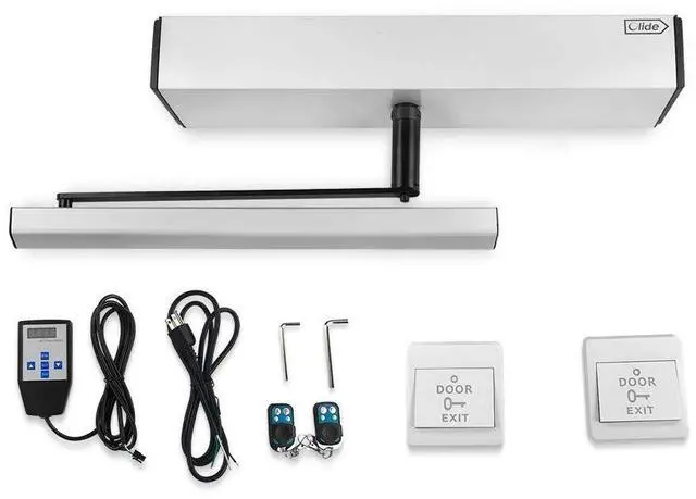 Main image of Electric Disabled Door Openers DSW120+Inswing Arm+2-3/4'' Extend Spacer+2pcs Push Buttons