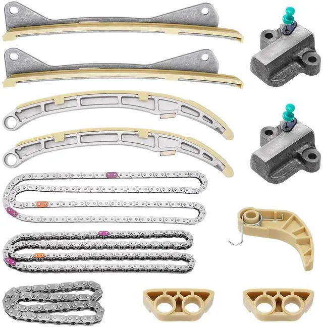 Main image of 24321-3L100 Engine Timing Chain Kit Compatible with Hyundai Kia 3.3L 3.8L | Compatible with Hyundai Azera Santa Fe Palisade, Genesis G70/G80/G90 & Kia Sedona,Replaces 24410-3CGA3 and 24820-3CGA3