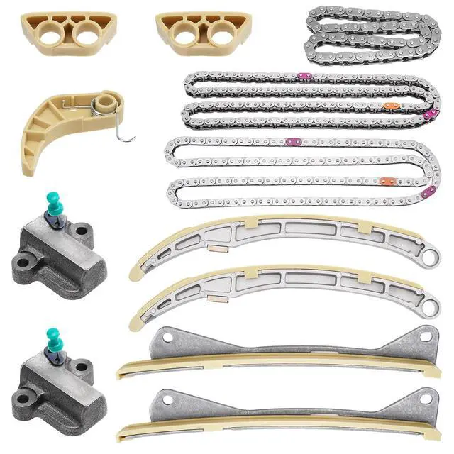 Alt view image 4 of 7 - 24321-3L100 Engine Timing Chain Kit Compatible with Hyundai Kia 3.3L 3.8L | Compatible with Hyundai Azera Santa Fe Palisade, Genesis G70/G80/G90 & Kia Sedona,Replaces 24410-3CGA3 and 24820-3CGA3