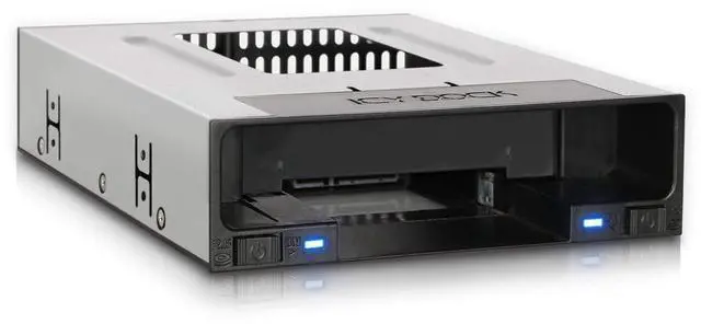 Main image of Tray-Less 2.5" and 3.5" SATA SSD/HDD Docking Enclosure for External 5.25" Drive Bay | flexiDOCK MB795SP-B