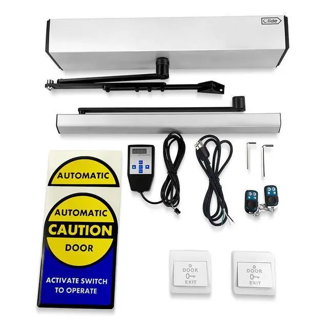 Alt view image 2 of 7 - ADA Automatic Door Openers,Residential Swing Door Low Energy Door Closer 120B with 2PCS Exit Buttons