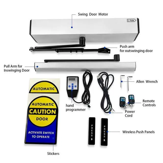 Alt view image 2 of 6 - SW120 Remote Control Automatic Swing Door Closer/Opener