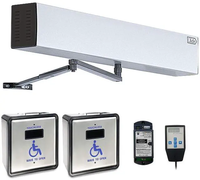 Main image of Handicap Door Opener Contactless Wireless Door Opener with 2pcs Touchless Wireless Wave Handicap Sensor Switches Olide-512N,Compatible for Alexa,Phone APP Control Available