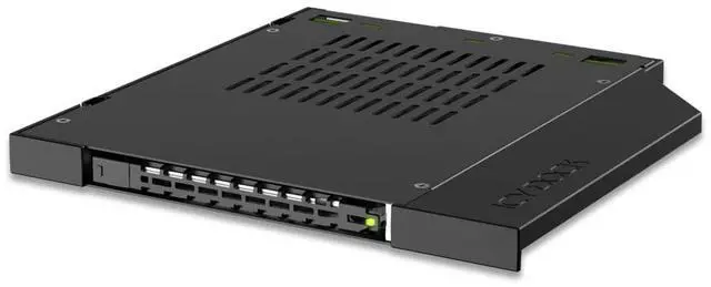 Main image of ToughArmor MB411V4PO-2B 7mm U.2/U.3 SSD Mobile Rack Adapter for 9.5mm Ultra Slim ODD Drive Bay (1 x OCulink 4i SFF-8612)