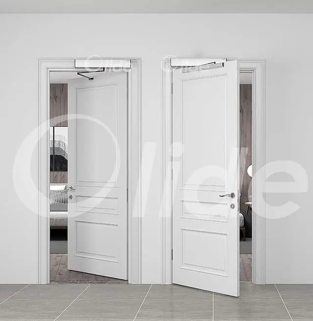 Alt view image 7 of 7 - Olide-120B Sensor Open Automatic Touchless Swing Door with 2pcs Olide-512 Touchless Wireless Wave to Open Switch