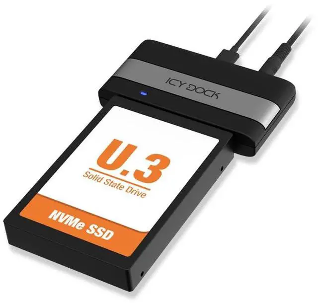 Main image of EZ-Adapter Ex MB307U-1VB USB4 to U.2/U.3 NVMe SSD External Adapter