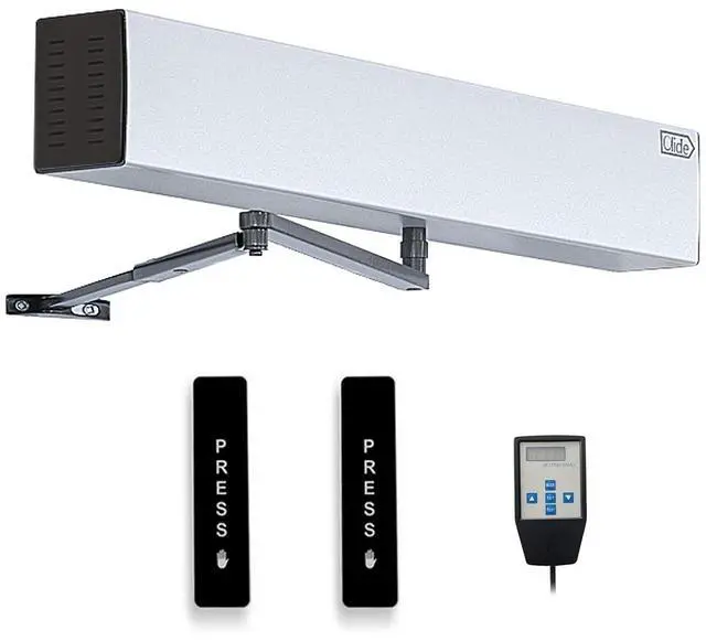 Main image of Wireless Push Open Commercial Hospital/Home/Office/Shopping Mall Swing Door Opener for Max Door Weight 264lbs with Wireless Slimline Push Buttons