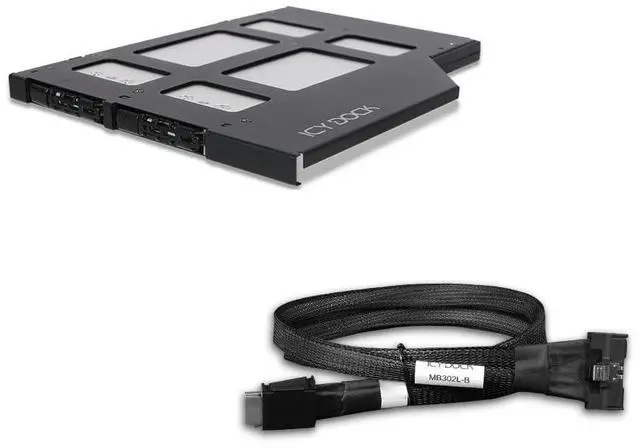 Main image of MB852M2PO-B + 1X MB302L-B (MCIO 8i SFF-TA-1016 to 2X Oculink 4i SFF-8611)
