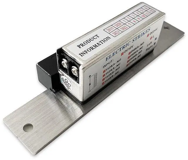 Main image of Electric Door Strike Lock for Automatic Swing Door Opener, Stainless Steel DC12V 550lbs Fail Security Normally Power Off Lock