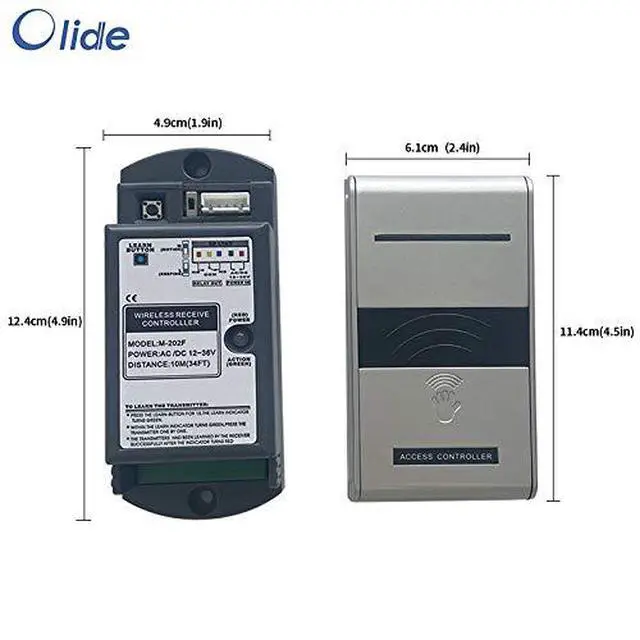 Alt view image 2 of 2 - Wireless Touchless Hand Sensor Switch,Touchless Open Switch for Autodoor System