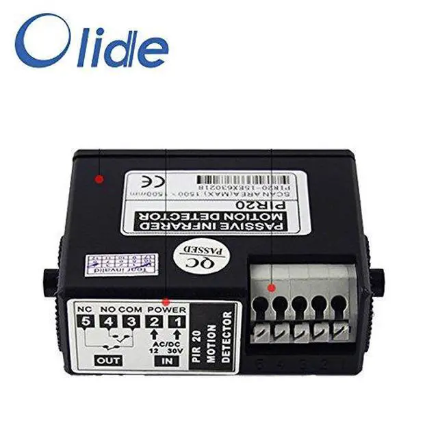 Alt view image 3 of 7 - Passive Infrared PIR Sensor, Motion Sensor, Body Sensor for Automatic Door