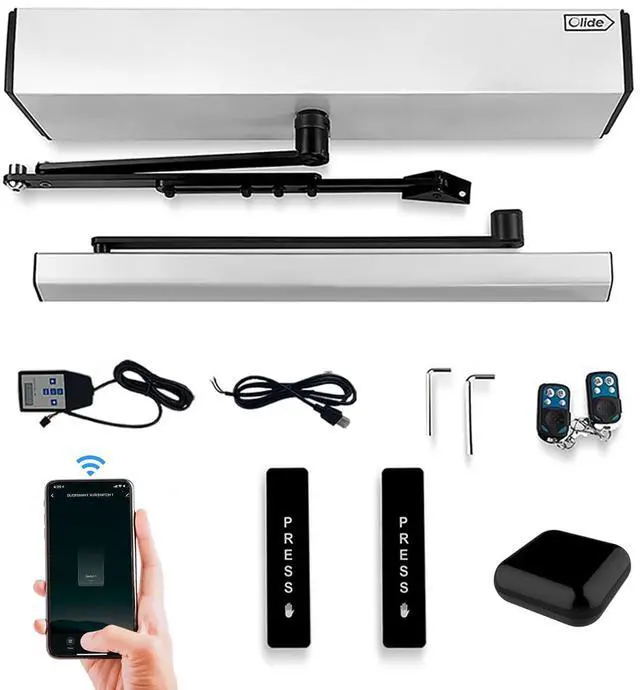 Main image of Automatic Door Opener WiFi Phone Controlled,Smart Home Electric Swing Door Operators+WiFi Smart Phone Controller+Wireless Push Switch