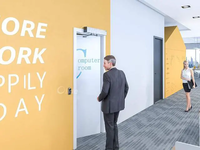 Alt view image 5 of 7 - Automatic Door Opener Wireless Office Door Opener+Wireless Access Keypad+Wireless Touchless Wave Hand Sensor+550lbs Fail Safety Electric Strike