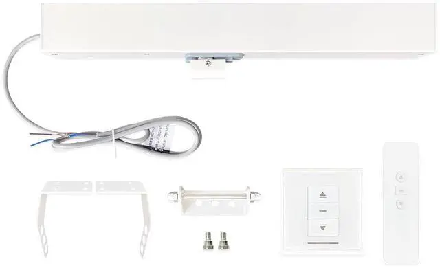 Main image of Automatic Window Opening System CSD300 with 11-4/5'' Running Trip+One pcs 3-3/8'' Outlet Gang Box,White Color Automatic Electric Window Opener