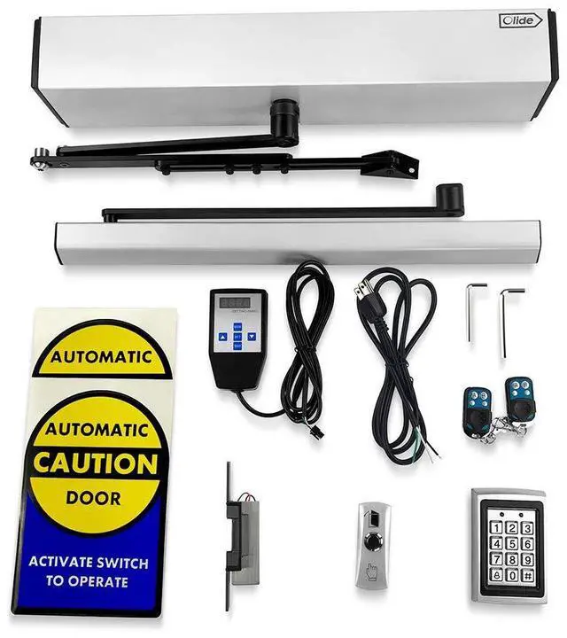 Main image of Electric Can Opener for Disabled+550LBS Electric Fail Safety Strike+Waterproof Metal Access Keypad+Metal Push Switch