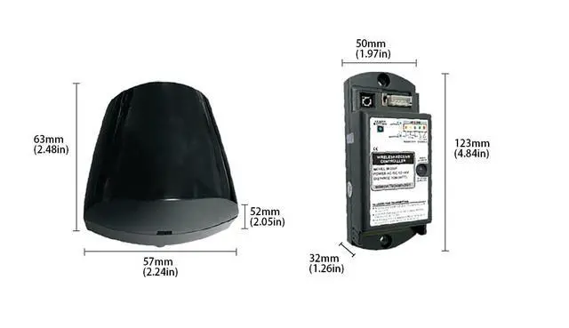Alt view image 6 of 6 - Automatic Pet Door, Wireless Pet Detection Sensor, Wireless Fob Keys, Aluminum Alloy Color
