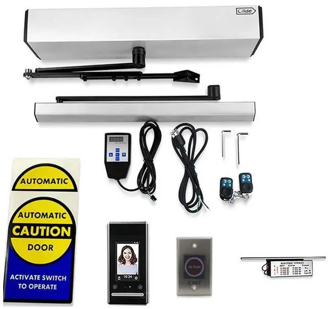 Main image of Olide-120BS Automatic Door Opener for Business+Face Recognition Attendance Machine +Touchless Hand Sensor Switch+Electric Strike