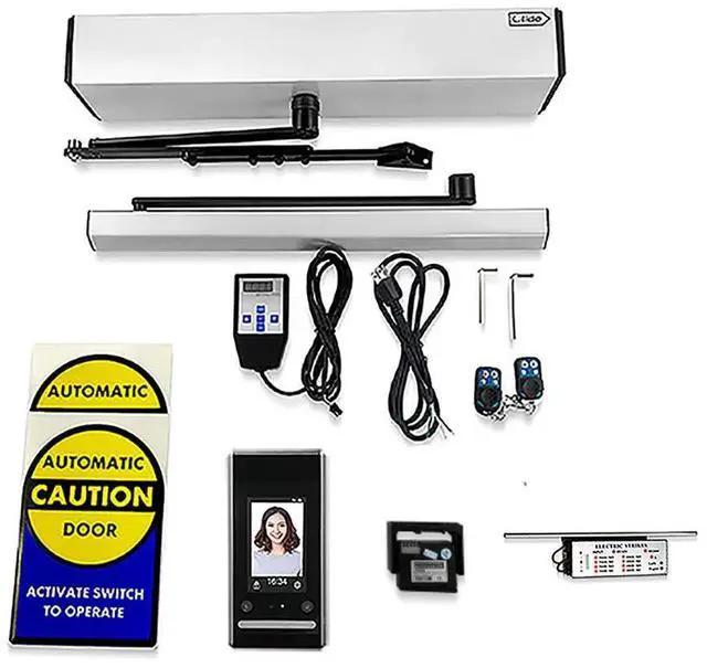 Main image of Olide-120BS Automatic Touch Free Office Door 0pener+Face Recognition Attendance Machine+Motion PIR Sensor+Electric Strike