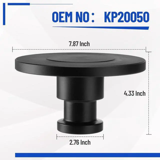 Alt view image 5 of 7 - WA15 5050 Fifth Wheel Kingpin, High Strength Fifth Wheel King Pin with 2" & 1/2" Bolster Plate Thickness, Weldable, Direct Replacement Compatible with Dayton 11-0212 Batco 11-200, Towing for Trailers